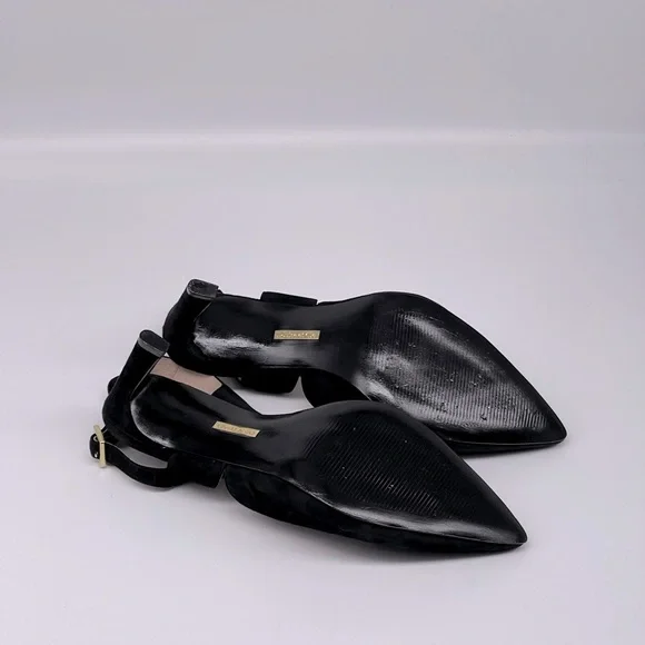 LOUISE ET CIE SUEDE LO ESPERANCE SLINGBACK PUMPS - Picture 3 of 5